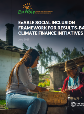 Social Inclusion Framework for Results-Based Climate Finance Initiatives